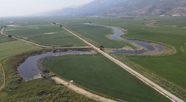 Söke Ovası’nda yatak temizleme çalışmalarına devam ediliyor