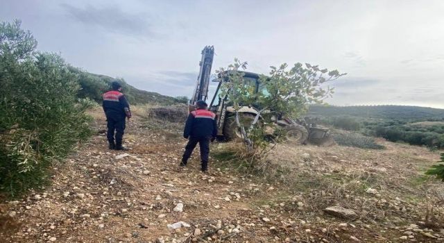 Hazine arazisinde izinsiz yer açarken yakayı ele verdi