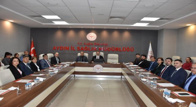 Aydın'da Acil Sağlık Hizmetleri Koordinasyon Komisyonu toplantısı yapıldı 