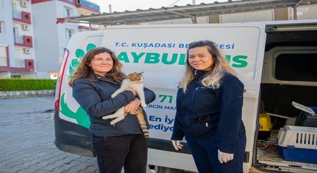 Kuşadası Belediyesi’nin Haybulans'ı 78 bin hayvanın yardımına koştu 