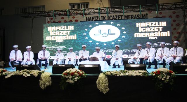 Aydın'da 133 hafız için 'hafızlık icazet merasimi' düzenlendi