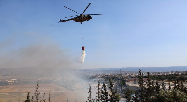 Aydın'da çıkan yangın ekipleri harekete geçirdi