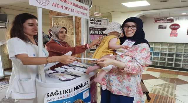 Aydın Devlet Hastanesi'nde Dünya Emzirme Haftası etkinliği