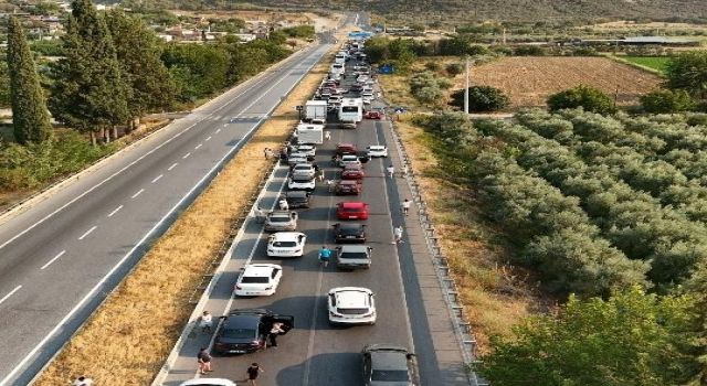 Yangın nedeniyle trafiğe kapatılan Aydın-Muğla Karayolu açıldı