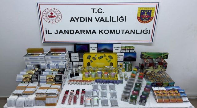 Jandarmadan kaçak sigara baskını: 1 gözaltı