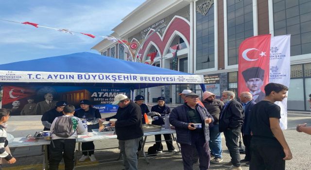 Büyükşehir, Atatürk için 17 ilçede hayır gerçekleştirdi