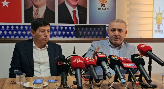 Kendisine tekrar görev verilen AK Parti ilçe Başkanı Beyazıt, basın açıklaması yaptı