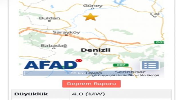 4 şiddetindeki deprem korkuttu 