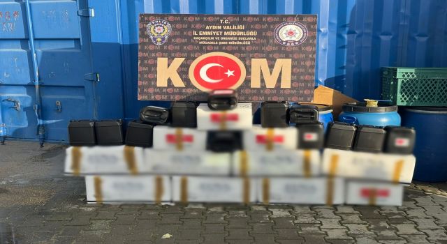 Aydın'da 220 litre etil alkol ele geçirildi