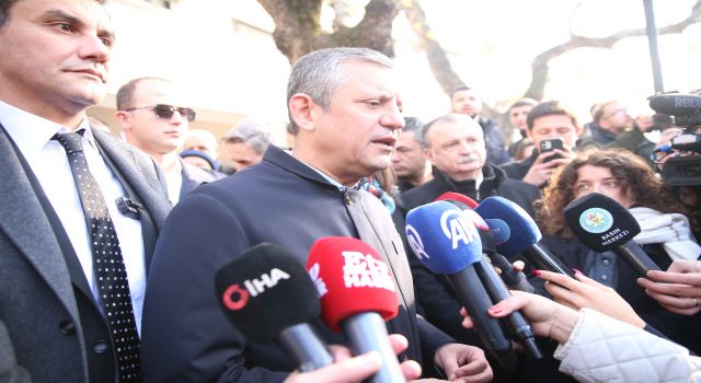 CHP Genel Başkanı Özel: "AK Parti'nin bir kenarda durduğu, sürecin MHP üzerinden yürütülmesini de doğru bulmuyoruz”