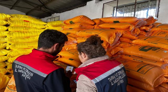 Aydın’da gübre satışı yapılan yerler denetlendi