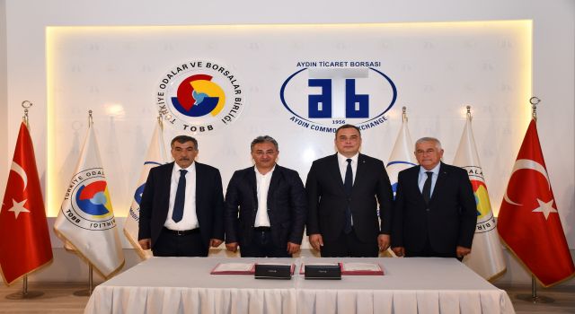 Aydın'da ‘Kardeş Borsa' için imzalar atıldı