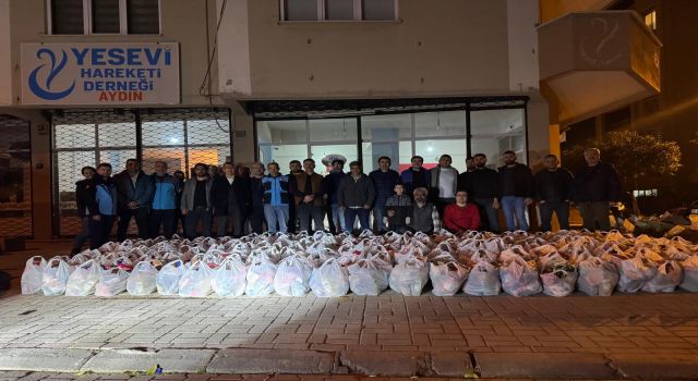 500 aileye Yesevi Hareketinden yardım paketi