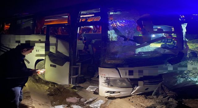 Kuyucak'ta otobüs kazası: 1 ölü, 32 yaralı