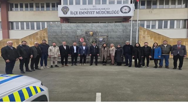 AK Parti Nazilli İlçe Teşkilatı’ndan Polis Haftası Ziyareti