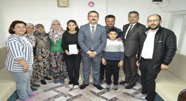 Kaymakam Ateş, öğrencilerin misafiri oldu