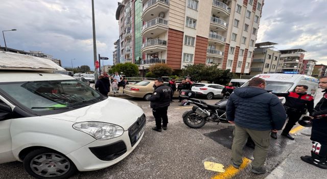 Motosikletli Polis Timi kazaya karıştı: 1 polis yaralı