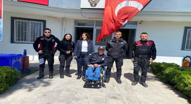 Polis Haftası’nda Didim emniyeti iki engelli bireyin hayallerini gerçekleştirdi
