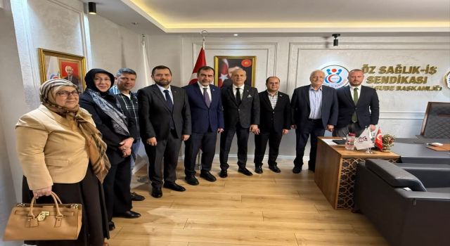 Ak Parti İl Başkanı Erdem’den Hak-İş ve Öz Sağlık-İş Ziyareti