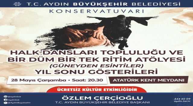 Büyükşehir konservatuvarından yıl sonu gösterisine davet