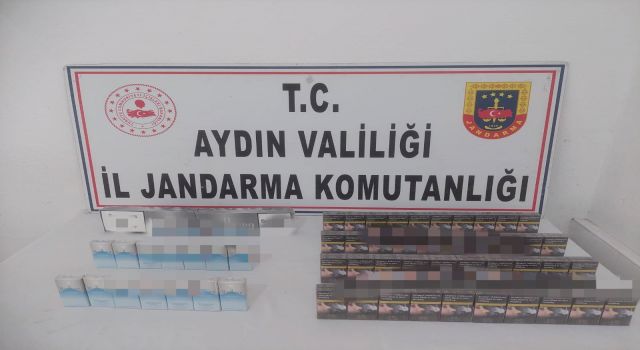 Didim’de bandrolsüz sigara ele geçirildi
