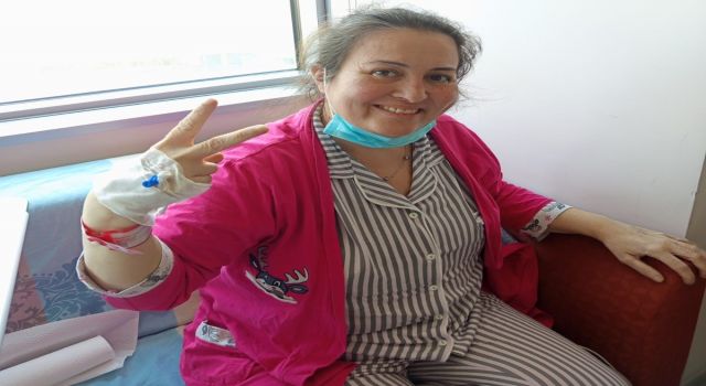 Akciğer nakli olan 41 yaşındaki kadın sağlığına kavuştu