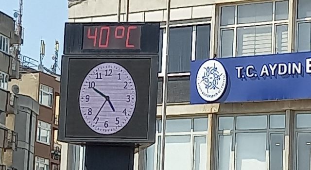 Akşamüstü termometreler 40 dereceyi gördü