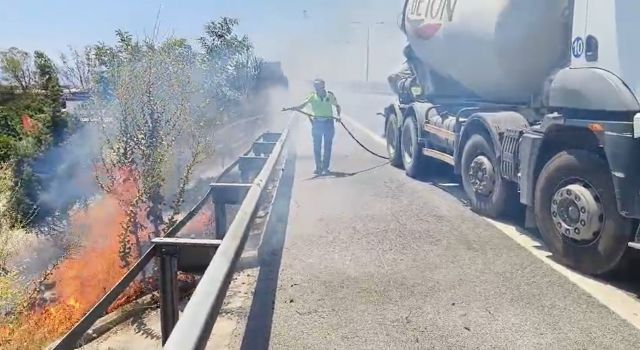Alevlere karşı polis ekiplerinden beton mikserli müdahale