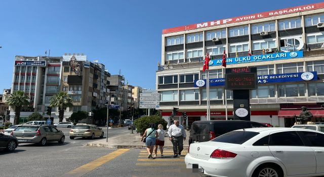 Aydın'da termometreler 42 dereceyi gösterdi