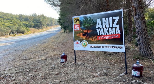 Aydın’da yangınlara ilk müdahale için damacana çözümü
