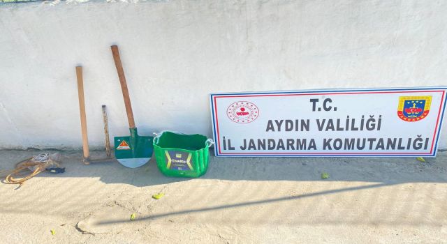 Kaçak kazı yapan 6 şüpheli suçüstü yakalandı