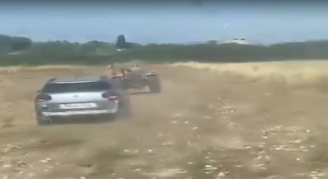 Kovalamaca film sahnelerini aratmadı