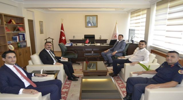 Nazilli Protokolünden Kaymakam Ateş'i Ziyaret