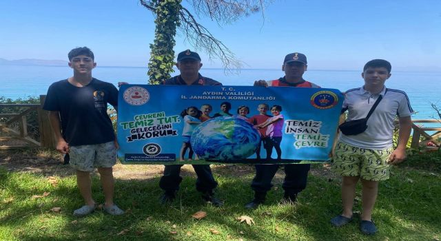 Jandarma’dan Milli Park’ta vatandaşlara yangın uyarısı