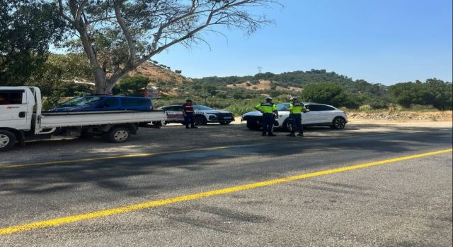 Köşk’te jandarmadan şok trafik uygulaması