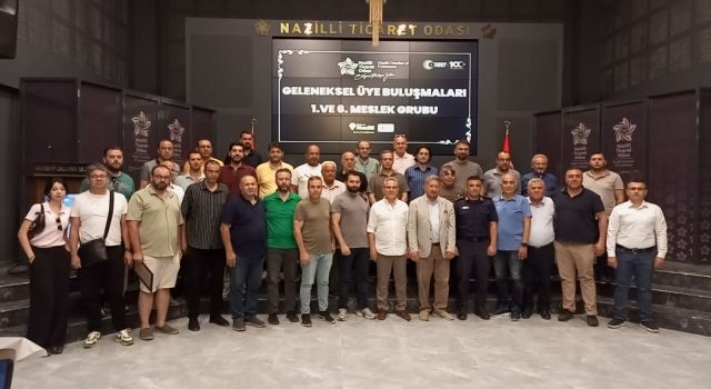 Nazilli Ticaret Odası’ndan Üye Buluşması: 10 Yılı Dolduran Üyelere Teşekkür Plaketi