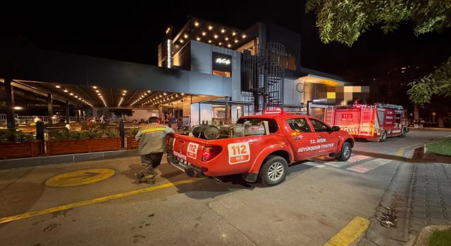 Restoran'da yangın paniği