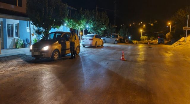 Aydın jandarmasından gece denetimi