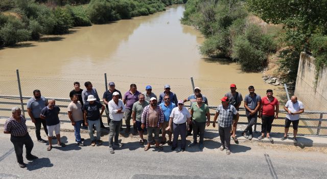 Aydın’da çiftçilerin su eylemi