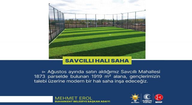 Buharkent’te spor yatırımları devam ediyor