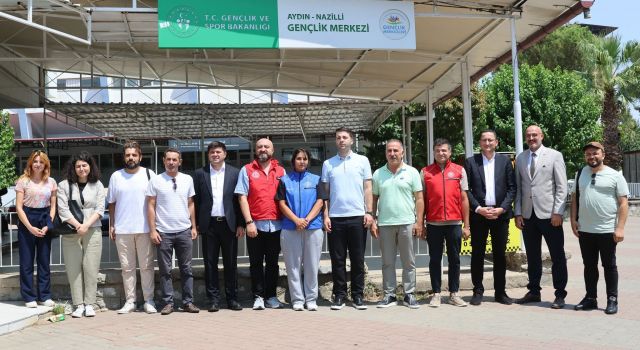 Nazilli Gençlik Merkezi’nde incelemelerde bulunuldu