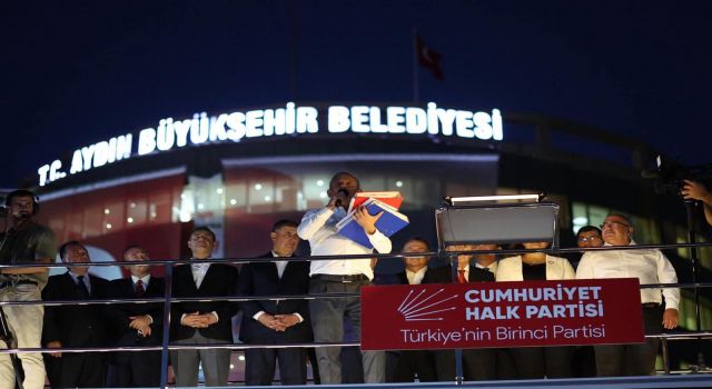 Özgür Özel Aydın’da Konuştu: “Aydın Halkı İradesine Sahip Çıkacak”