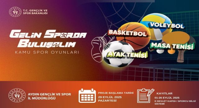 Aydın’da Kamu Spor Oyunları başlıyor