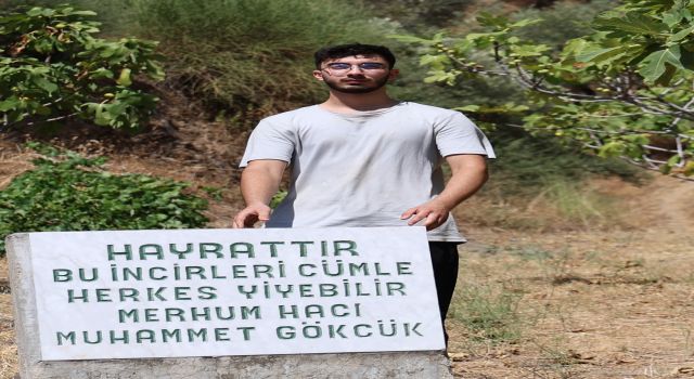 Mezar taşı değil, ‘herkes yesin' uyarısı