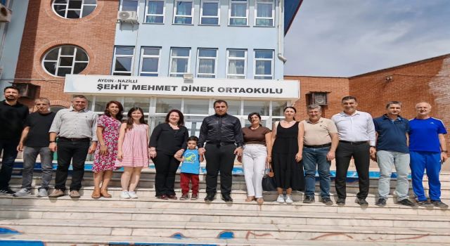 Müdür Şimşek’ten Şehit Mehmet Dinek Ortaokulu’na Ziyaret