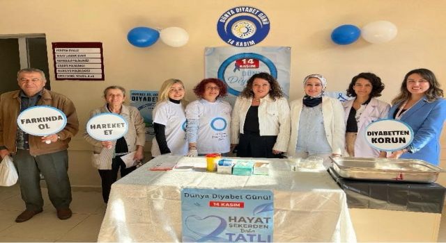 Aydın Devlet Hastanesi'nde vatandaşlar diyabete karşı bilgilendirildi