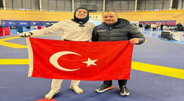 Taekwondocu Elifnaz Köseoğlu Avrupa şampiyonu oldu