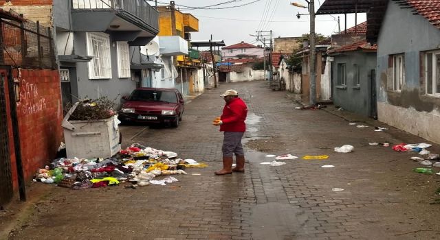 Çöp konteynerleri ilçe kanalına atıldı, belediye hukuki süreç başlatacak