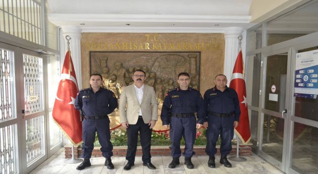 İl ve İlçe Jandarma Komutanlarından Kaymakam Ateş’e Ziyaret