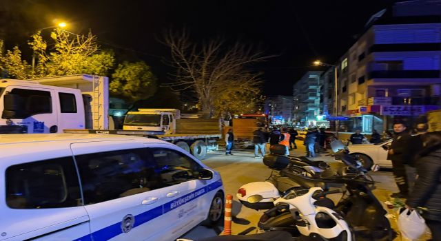 Kuşadası’nda belediye ekipleri karşı karşıya geldi